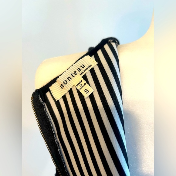 Petite Black & White Stripe Dress (Jacket & Purse NOT included) - Picture 4 of 4